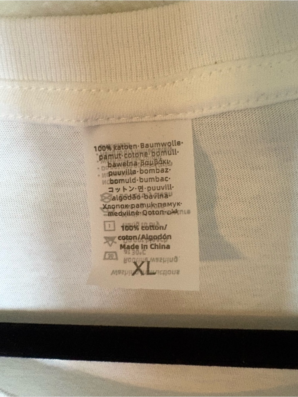 Classic White Men's Crew Neck T-Shirt - Picture 3 of 3